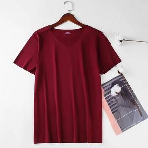 T-shirt décontracté d'été 100% coton pour hommes, vêtements de sport de couleur unie avec logo avant, respirant et protection UV, tailles M 4XL - Product Image 4