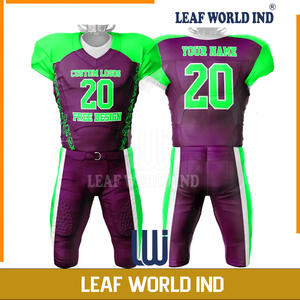 Camisetas de fútbol americano hechas a medida de fábrica, uniformes deportivos atractivos para niños, diseño de patrón de números cortos, conjuntos de LICRA de verano - Product Image 4