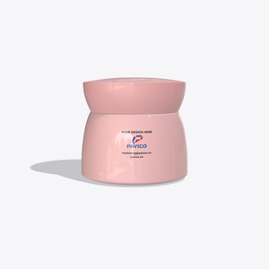 Tarro Redondo de PET para Crema con Tapa y Logotipo Personalizado al por Mayor de Fábrica, para Envasado de Lociones, Certificado ISO 9001, Marca Pavico, Hecho en Vietnam - Product Image 1