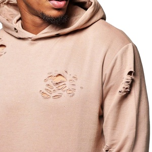OEM Clothing Manufacturers Custom Acid Washed Distressed <b>Hoodie</b> For Men Customized Color <b>Long</b> Sleeve Men's <b>Oversized</b> Hoodies - Product Image 6