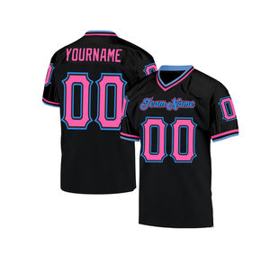 Ventes en gros OEM, maillots de football américain pour adultes unisexes de haute qualité, respirants, personnalisés, 100% polyester, séchage rapide - Product Image 1