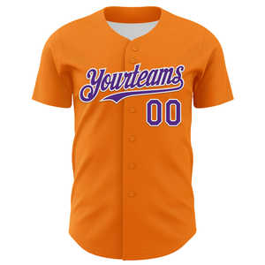 Maillot de baseball personnalisé à boutons complets, uniformes de softball en polyester respirant, chemises cousues avec numéro de nom et boutons pour - Product Image 2