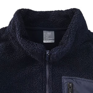 Custom Logo Stylish <b>Men's</b> Winter <b>Thick</b> Warm Full Zipper PU Pocket Coats Sherpa <b>Fleece</b> <b>Jacket</b> Streetwear Polar <b>Fleece</b> <b>Jackets</b> - Product Image 5