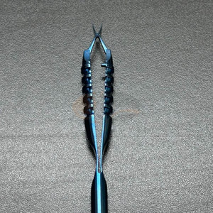 Pinces à capsulorhexis manuelles en acier inoxydable, tiges droites, pointes de 13 mm, longueur angulaire, dentelées, précises, de haute qualité - Product Image 4