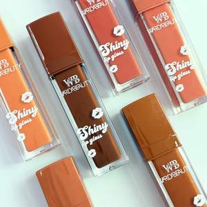 Gloss à lèvres hydratant vegan Warda Beauty, 6 teintes nudes, non collant, rouge à lèvres liquide quotidien, maquillage, emballage personnalisé avec logo - Product Image 2