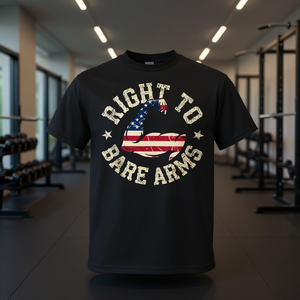 Camiseta Deportiva para Mujer con Estampado 'Right to Bare Arms', Ropa Promocional para Ejercicio - Product Image 3