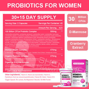Capsules de probiotiques pour femmes conçues sur mesure, capsules de probiotiques vaginales pour femmes, capsules pour la santé digestive et immunitaire - Product Image 2