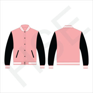 Chaqueta Personalizada Varsity de Cuero Genuino con Mangas Personalizables en Diferentes Colores - Product Image 6