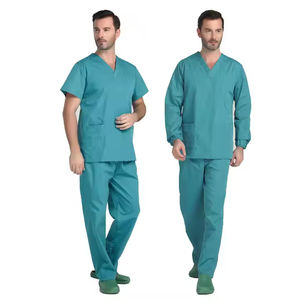 Nueva ropa de trabajo de etiqueta privada conjunto de uniforme de enfermera tejido de poliéster Spandex estiramiento Hospital Jogger uniformes médicos 2025 - Product Image 5