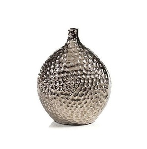 Nouveau Vase à fleurs décoratif en métal de forme personnalisée couleur or Design créatif centre de table de mariage Pot de fleur pour la décoration - Product Image 2