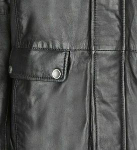 แจ็กเก็ตหนังสำหรับผู้ชายแจ็คเก็ตหนังสไตล์ใหม่ล่าสุดสำหรับฤดูหนาว - Product Image 5