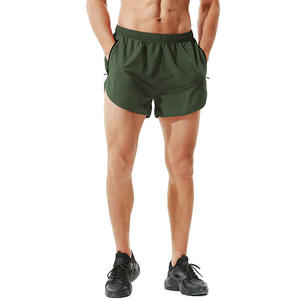 Service OEM / ODM Nouvelles meilleures ventes Short de sport pour hommes Logo personnalisé Imprimé Maille Solide Respirant Short de style décontracté pour hommes - Product Image 2