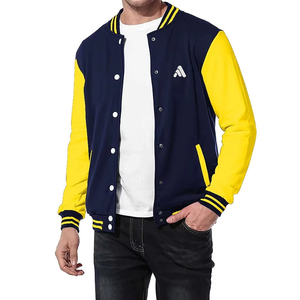 Chaqueta Universitaria de Béisbol Personalizada con Bordado, Mangas Largas, Transpirable, para Hombre - Product Image 1