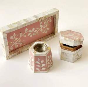 Designer Mother Of Pearl Incense Burner For <b>Bakhoor</b> <b>Oud</b> Resin And Aromatic Chips - Product Image 4