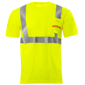 Ropa de trabajo de seguridad de alta visibilidad de poliéster 100% de calidad superior, camiseta con cinta reflectante para hombre, ropa de seguridad reflectante de alta visibilidad - Product Image 1