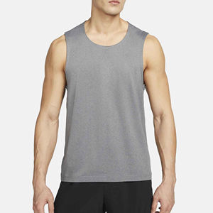 Camisetas sin Mangas Personalizadas para Hombre, de Alta Calidad, 100% Algodón y Poliéster, Color Sólido, Cómodas, Transpirables, para Correr en Verano 2024 - Product Image 6