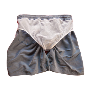 Pantalon de plage en polyester microfibre 100% décontracté pour homme, avec fermeture à glissière, confortable, short en coton 100%, toile solide écologique, plage - Product Image 5