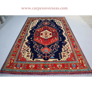 Alfombra de lana Natural hecha a mano turca de diseño detallado de buena calidad para decoración del hogar tamaño grande lavable y antideslizante - Product Image 2