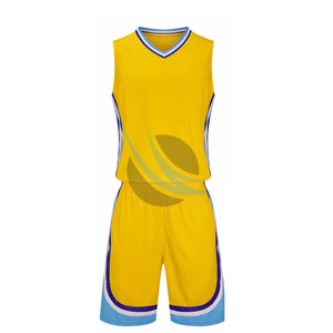 100% Polyester Materiaal Van Hoge Kwaliteit Basketbaluniform Beste Ontwerp Aangepast Buitensportkleding Basketbaluniform - Product Image 1