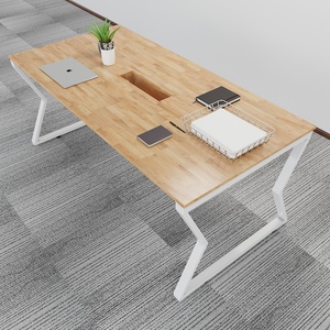 Adjustable Minimalist Wood/MDF <b>Office</b> Conference <b>Table</b> for Hotels & Schools-HBMC010 - Product Image 3