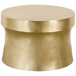 התיכון עגול זהב קפה שולחן מודרני מוצר חדש סגנון ריהוט סלון שולחן קפה לבית באיכות גבוהה המחירים הטובים ביותר