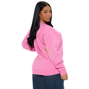 Sweat-shirt tendance d'hiver, écologique, imprimé sur mesure, sérigraphie, logo, coupe ample, style hip-hop, 100% coton, polaire épais - Product Image 3