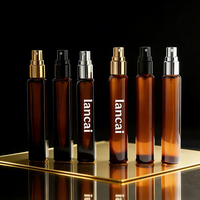 Flacon pulvérisateur en verre de 10 ml avec option d'étiquetage à motif givré sérigraphié pour emballages de parfums et cosmétiques