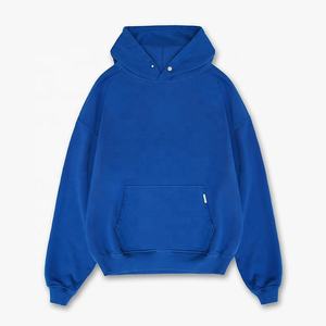 Personalizado liso peso pesado 420 GSM caída hombro Sudadera con capucha fabricantes en blanco 100% algodón de gran tamaño de alta calidad con capucha - Product Image 5