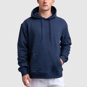 Logo personnalisé pour hommes 500gsm 100% coton sweat à capuche surdimensionné unisexe sans ficelle vierge poids lourd sweats à capuche personnalisés - Product Image 4