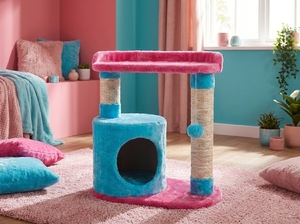 High Quality Amistar SkyCandy House Jute <b>Cat</b> <b>Tree</b> with 3 Levels <b>for</b> <b>Cats</b> - Product Image 3