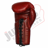 Gants de boxe professionnels de qualité supérieure, en cuir antique, à lacets, très demandés, fabriqués sur mesure, de la meilleure qualité.