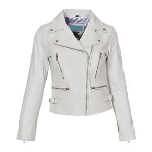 Chaqueta de cuero de alta calidad para mujer al por mayor, chaqueta de cuero de manga larga con diseño personalizado para la calle - Product Image 3