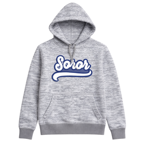 Sweat à capuche d'hiver gris chiné 20 Zeta Phi Beta Sorority, inspiré des fondateurs de 1920, sororité grecque, coton premium personnalisable - Product Image 3