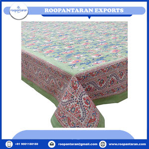 Mantel Jacquard personalizado más vendido, mantel de algodón puro estampado a mano, artesanía atemporal a la venta - Product Image 6