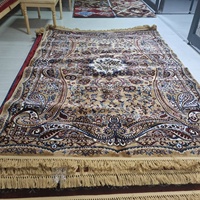 Antiker Orientalischer Türkischer Adiva Teppich Maschinenwebung Hochflor Fleckenresistent Polyester Geometrisch Heimdekor Groß Vintage