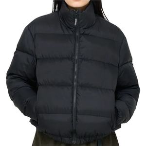 Veste matelassée décontractée à capuche pour homme, qualité supérieure, vente chaude, design patchwork/lettres, fermeture éclair sur le devant, personnalisable, respirante pour l'hiver - Product Image 1
