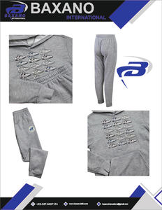 ชุดวอร์มพรีเมียมสำหรับผู้ชาย เสื้อฮู้ดดี้ กางเกงจ็อกเกอร์ ระบายอากาศได้ดี สวมใส่สบาย พิมพ์ลายกราฟิก โลโก้แบบกำหนดเอง ชุดวอร์มลายอนิเมะ - Product Image 5