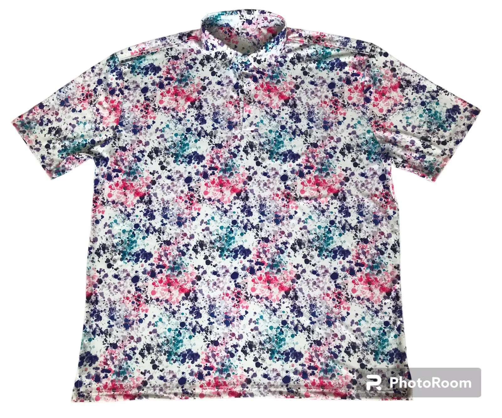 Chemise de golf à sublimation de haute qualité impression complète numérique séchage rapide mèche performance polo golf chemises de sport fabriquées au vietnam