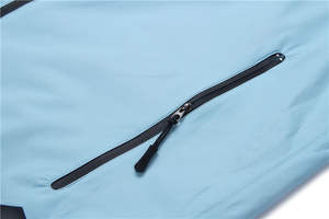 Chaqueta Cortavientos de Invierno Personalizada para Hombre, Abrigo Impermeable y Cortavientos de Alta Calidad con Textura, Cuello Alto y Logotipo Frontal - Product Image 5