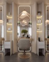 Sıcak Satış Modern Tasarım Cam LED Duvar Aynası Salon Otel Alışveriş Merkezi Hastane Banyo ve Yatak Odası Kullanımı İçin - Ticari Salon Mobilyası