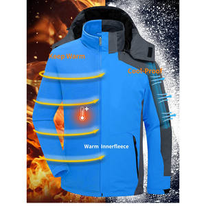 Chubasquero vaquero Vintage para hombre, chubasquero de cuerpo completo dividido, impermeable a prueba de viento para actividades al aire libre, chaqueta de lluvia con cuello levantado - Product Image 5