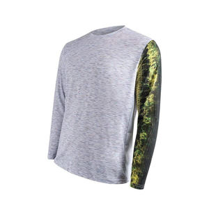 Ropa de pesca sublimación personalizada manga larga tamaño personalizado 100% tela de poliéster o telas personalizadas camisas Tops ropa deportiva - Product Image 1