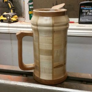 Taza y taza de jarra de madera al por mayor NATURAL ECO FRIENDLY con logotipo personalizado, taza de té y café de madera Vintage DE LA India para Navidad - Product Image 5