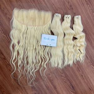 Máquina de extensiones de cabello vietnamita Trama 100% Remy Cabello humano dibujado doble Cutícula Cabello alineado - Product Image 4