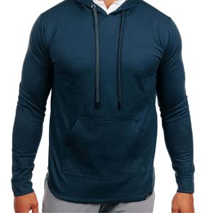 Chaqueta con capucha para gimnasio de invierno para hombre 70% algodón 30% poliéster con forro polar logotipo personalizado chándal Tops sudaderas con capucha - Product Image 1