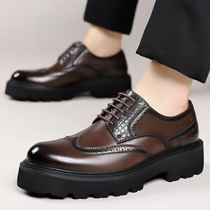 Chaussures de bureau en cuir pour hommes Brock British Business, formelles, pour mariage - Product Image 6