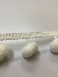 Polyester <b>Yarn</b> Flat Lace Ball Pompom Trim Lace Cotton Lace Trims - Product Image 4