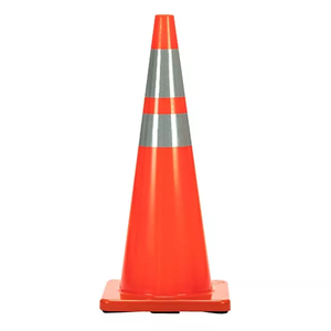 36\"/900mm Solid Orange PVC Traffic <b>Cone</b> for <b>Road</b> Safety and Traffic Warning on Roadways - Product Image 1