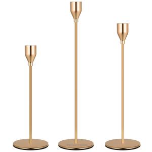 Newly Design Aluminum Taper <b>Candle</b> <b>Holder</b> for Home Christmas Party Tabletop Decor Gold Finished Candlestick <b>Holders</b> - Product Image 4