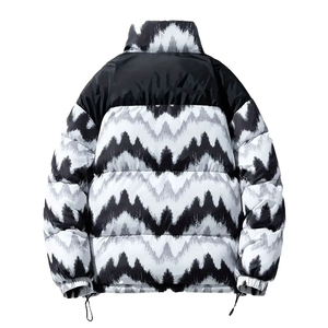 Men's High Quality Stand Collar Puffer <b>Jacket</b> for Winter Stylish and <b>Warm</b> <b>Waterproof</b> Breathable for Outdoor Fall Adventures - Product Image 2